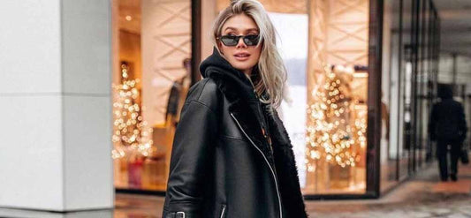 How to Pick the Ideal Women’s Black Shearling Leather Jacket