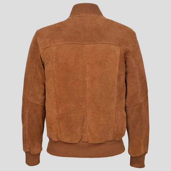 Men’s Suede Moto Jacket