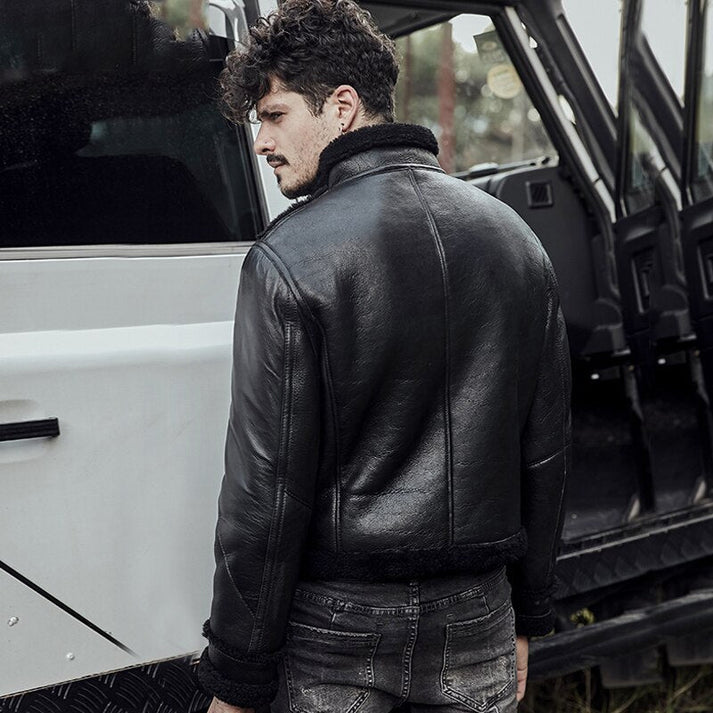Black B3 Sheepskin Jacket