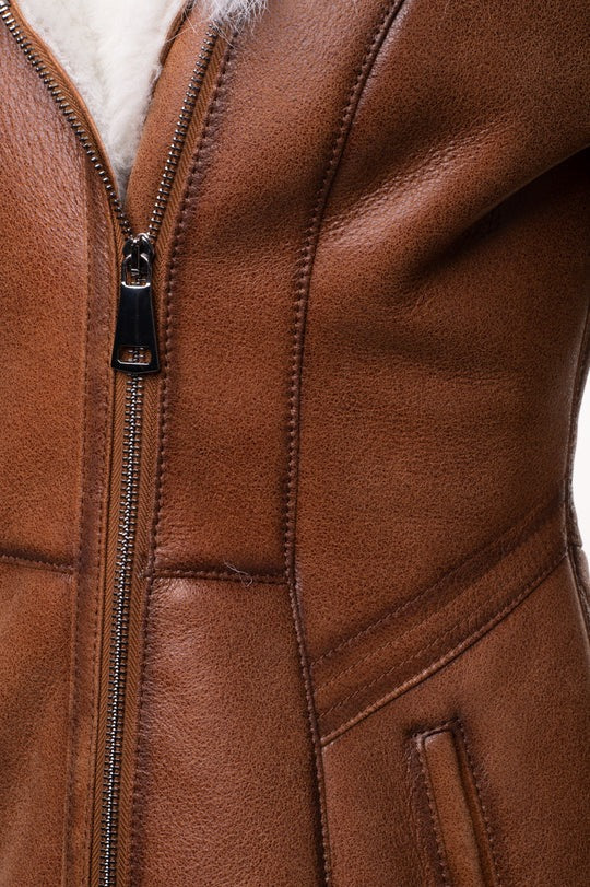 Heavy-duty Leather Women Outerwear
