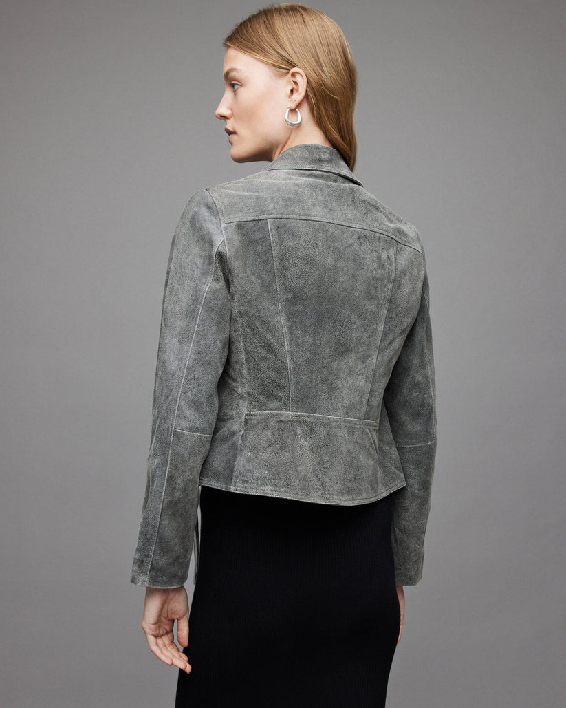Soft Gray Outerwear for Women
