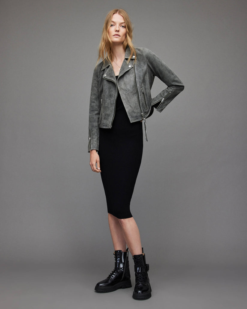 Soft Gray Outerwear for Women