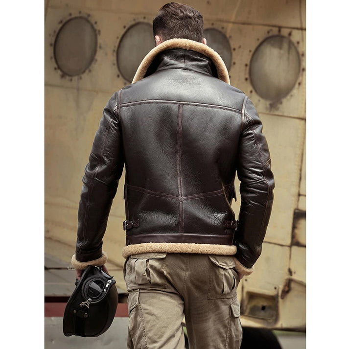 Brown B3 Shearling Jacket