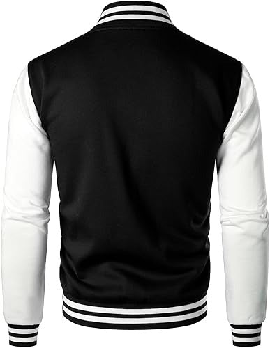 Cotton Varsity Jacket for Men