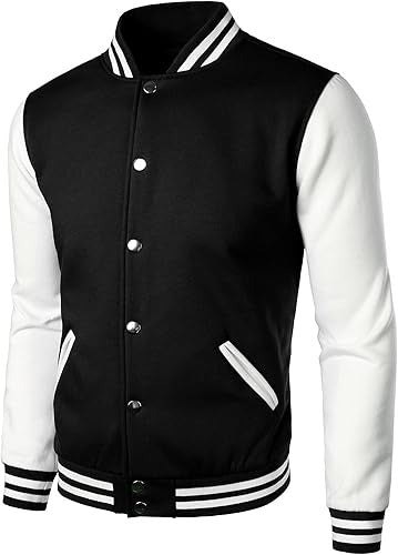 Cotton Varsity Jacket for Men