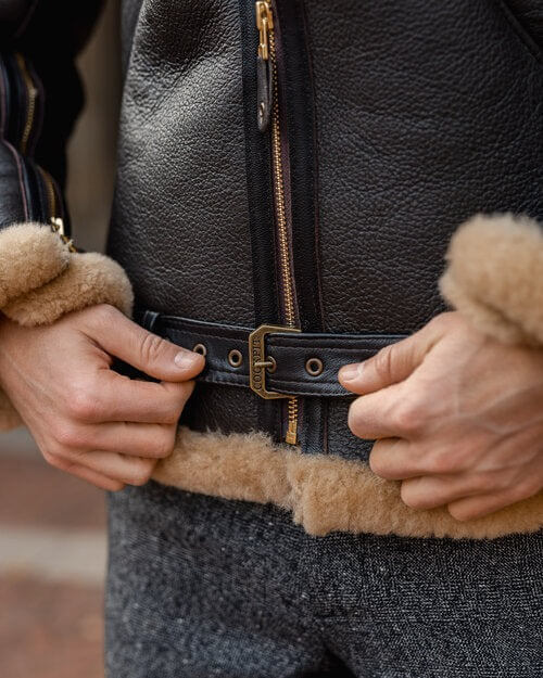 B3 Shearling Leather Jacket