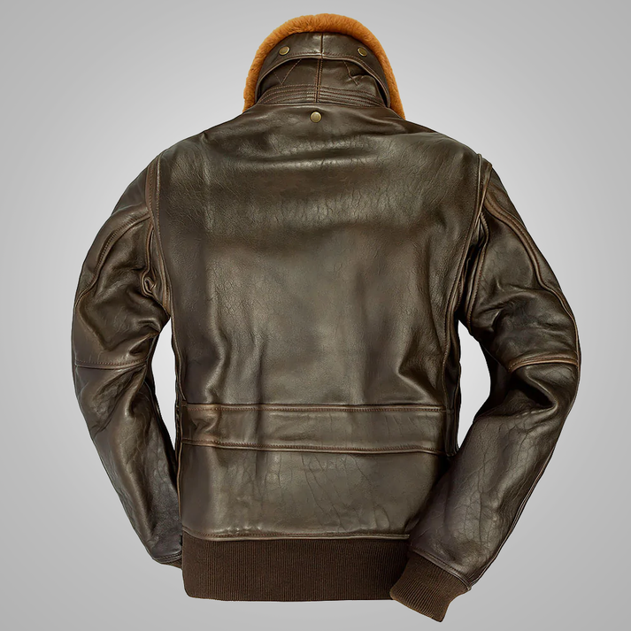 Men’s Brown G-1 Flight Leather Jacket