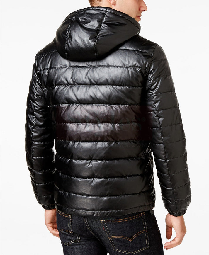 Men’s Insulated Leather Coat
