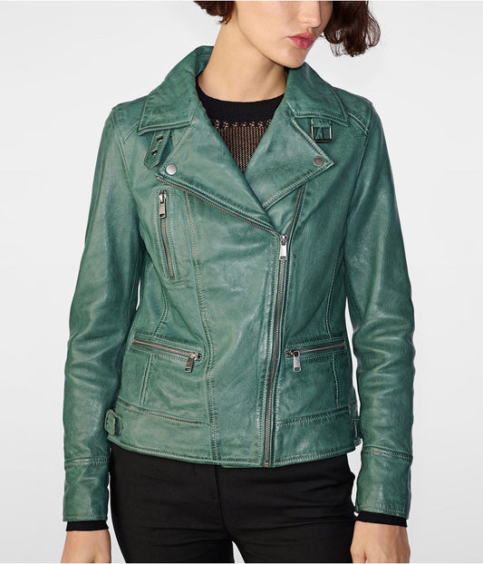 Vintage Leather Jacket Women