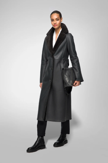 Fitted Shearling Jacket For Women