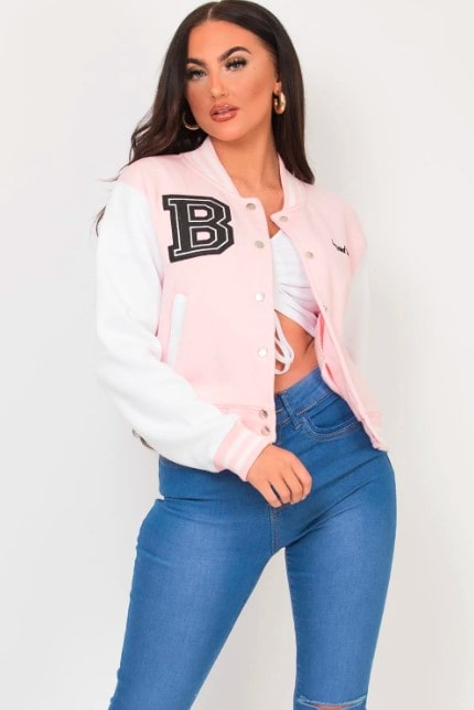 Stylish College Versity Leather Jacket