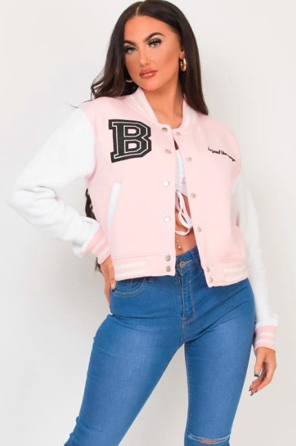 Stylish College Versity Leather Jacket