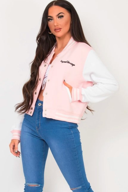 Stylish College Versity Leather Jacket