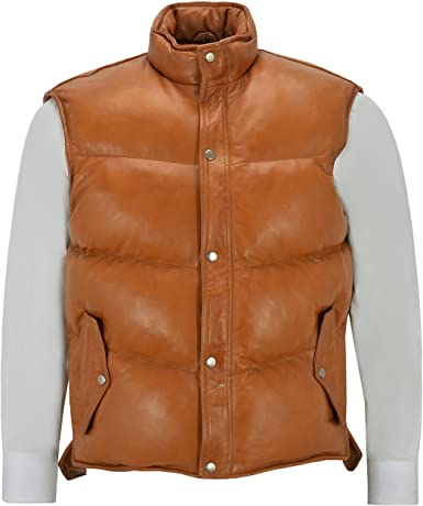 Lambskin Leather Vest for Men