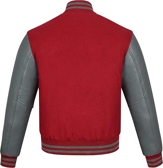 Wool Leather Varsity Jacket