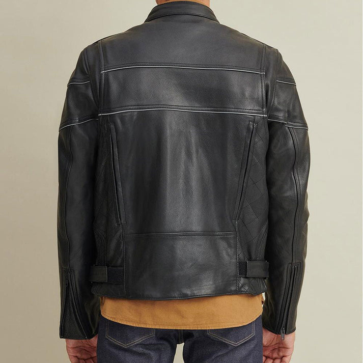 Insulated Leather Rider Jacket