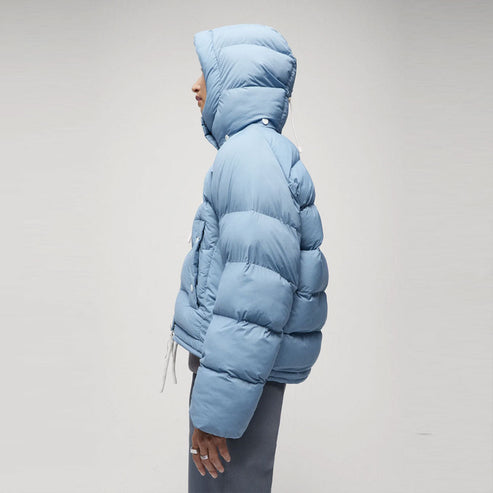 Retro puffer jacket for women