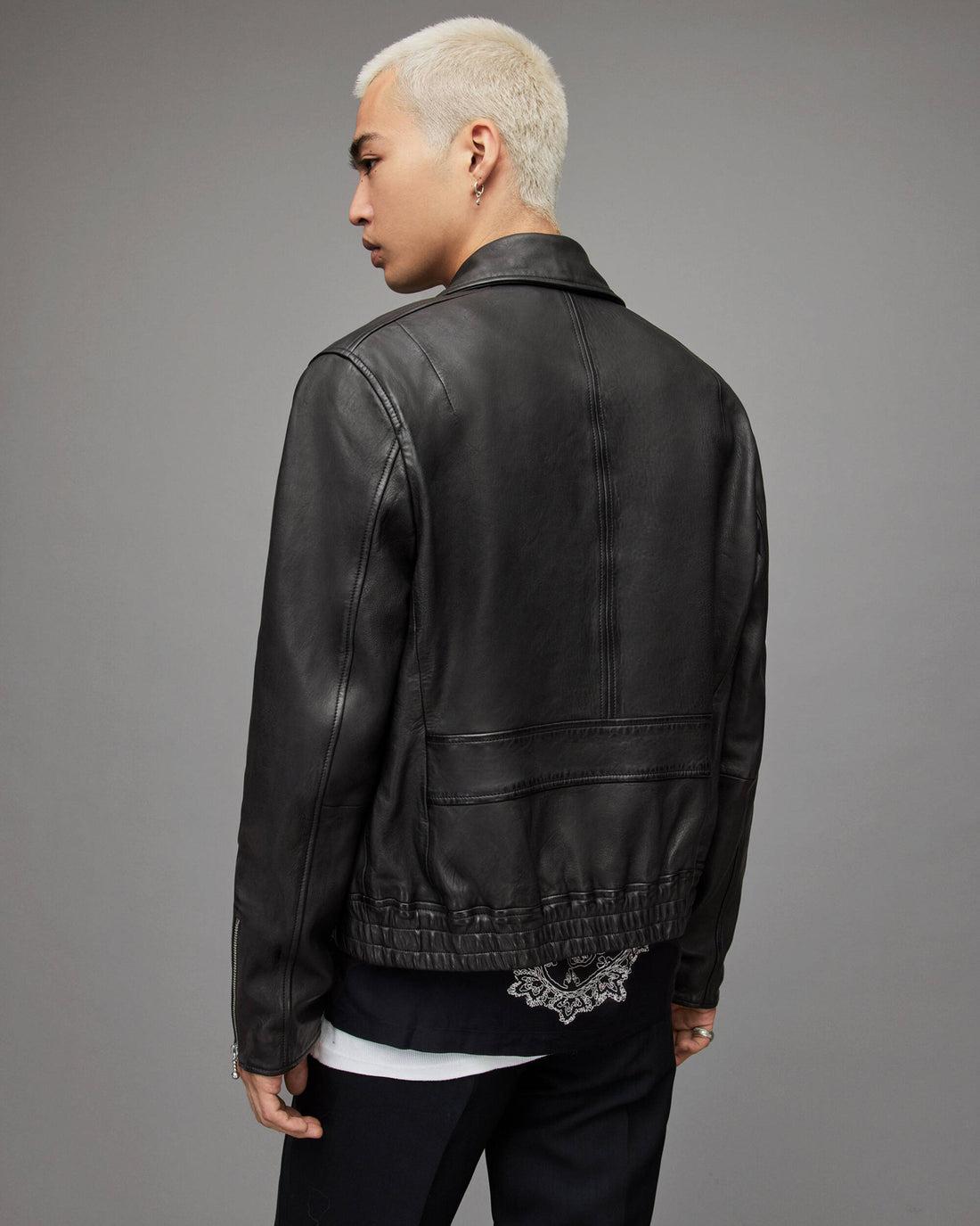 Men's Black Harrington Jacket