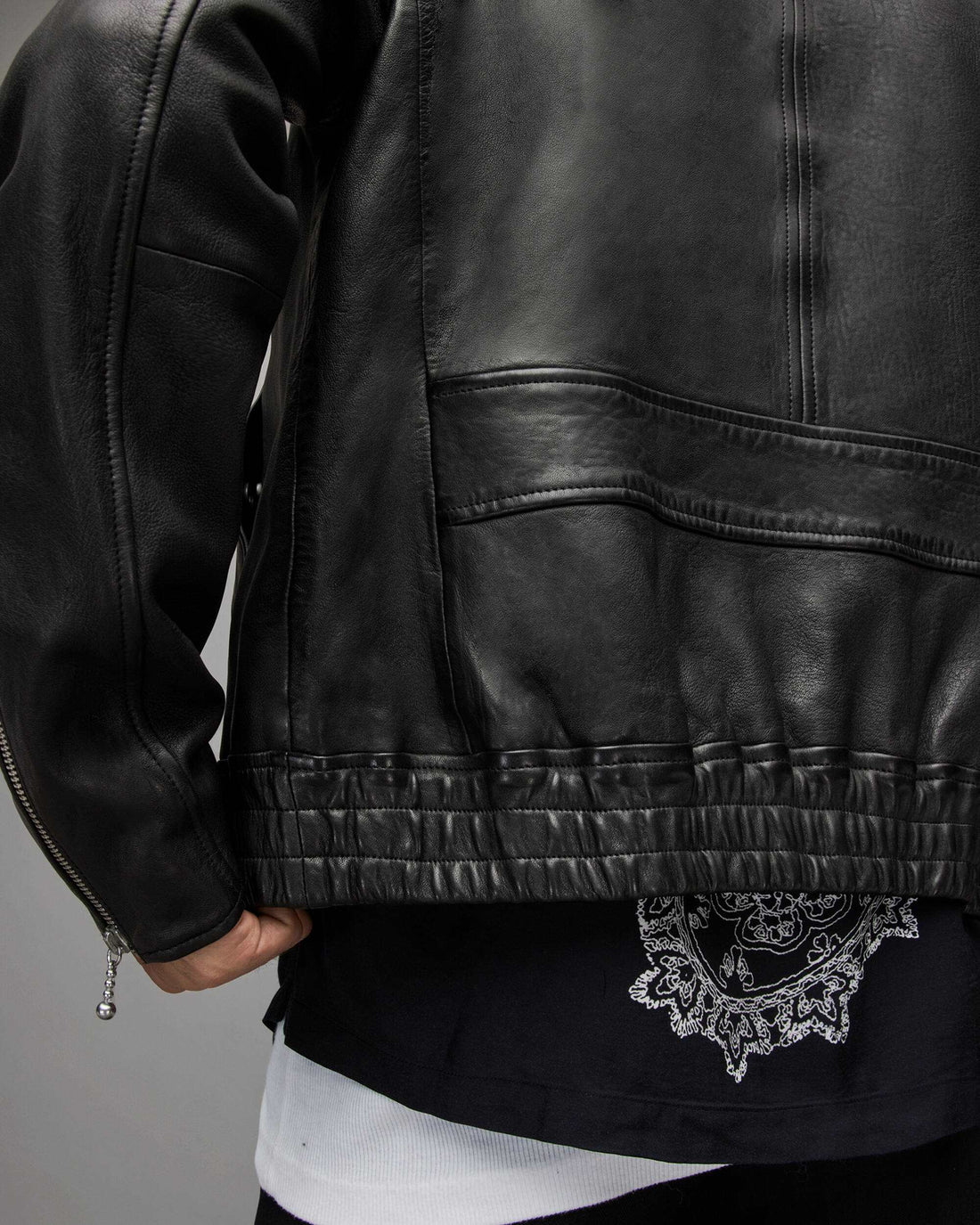 Men's Black Harrington Jacket
