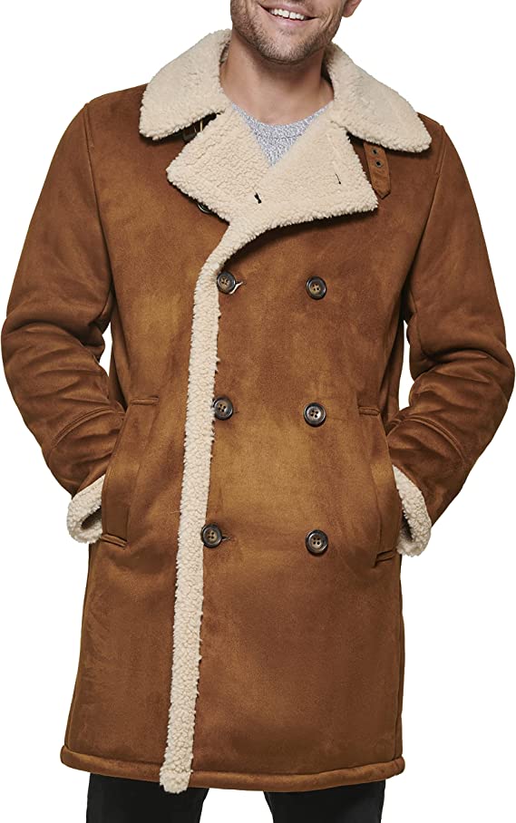 Classic Suede Winter Coat for Men