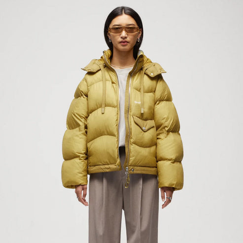 Casual puffer jacket women