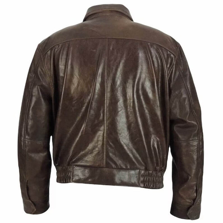 A-2 Bomber Jacket - Military Aviator Flight Style