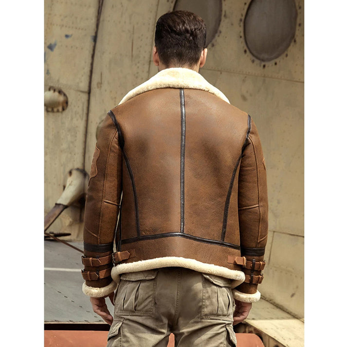 Men’s Leather Winter Jacket