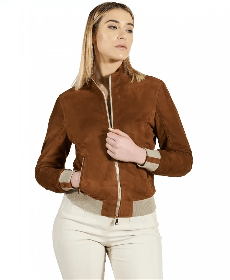 Vintage Style Suede Jacket