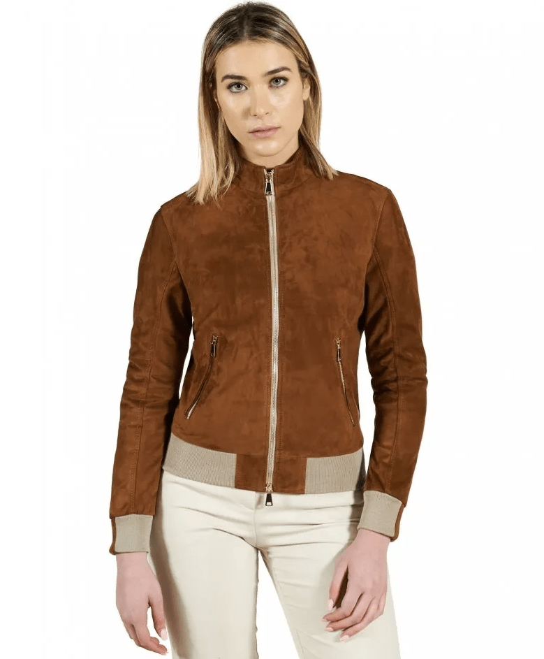 Vintage Style Suede Jacket