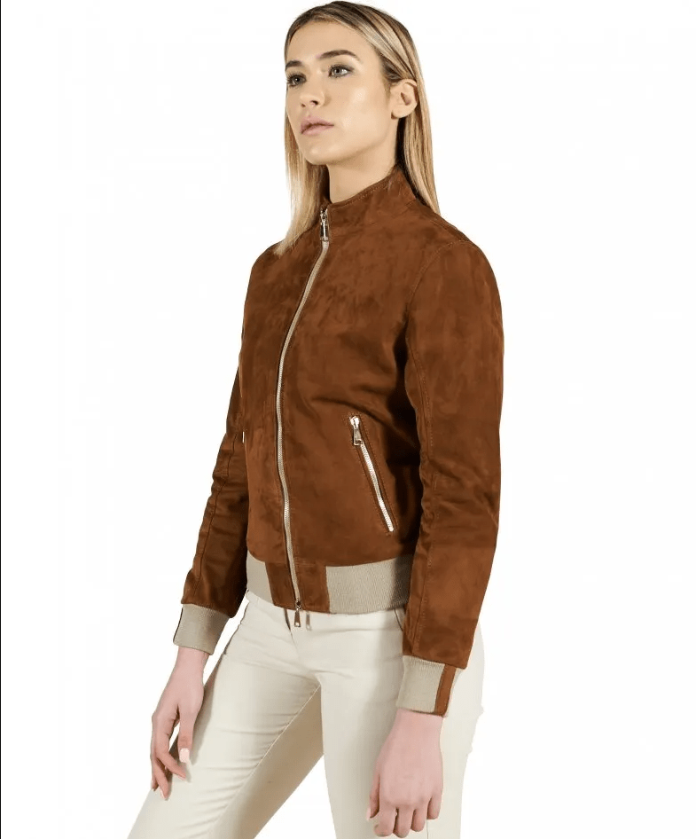 Vintage Style Suede Jacket