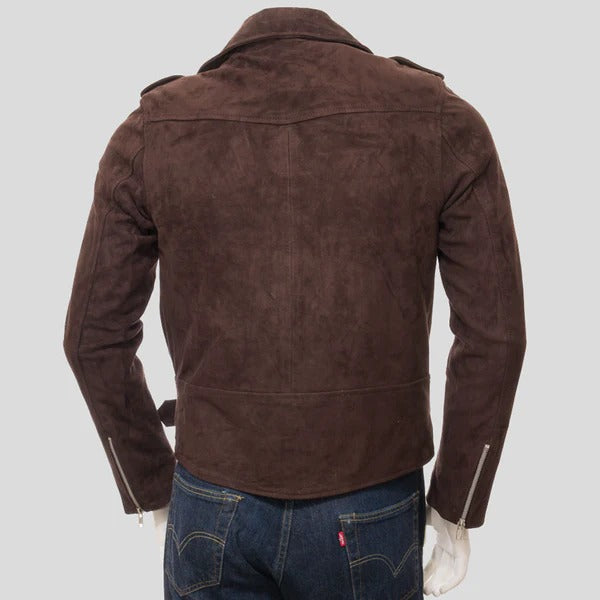Men’s Suede Motorcycle Jacket