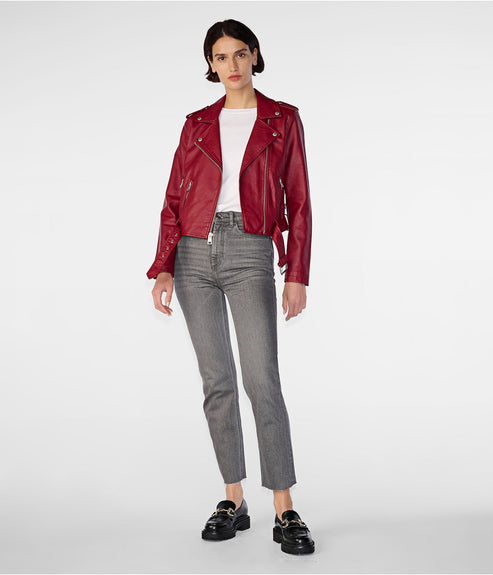 Women’s Leather Motorcycle Jacket