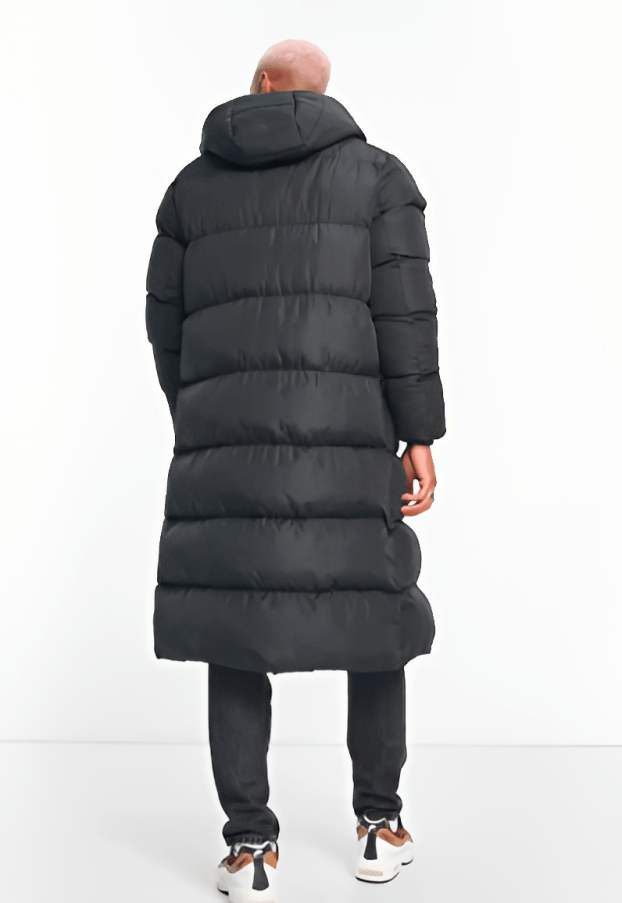 Trench-Style Winter Jacket for Men
