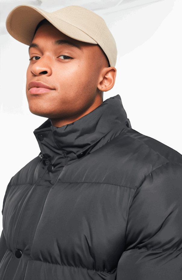 Trench-Style Winter Jacket for Men