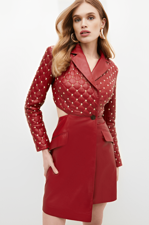Women’s Statement Leather Blazer