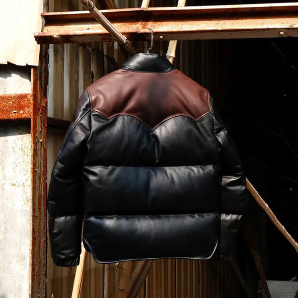Warm Black Designer Puffer Jacket