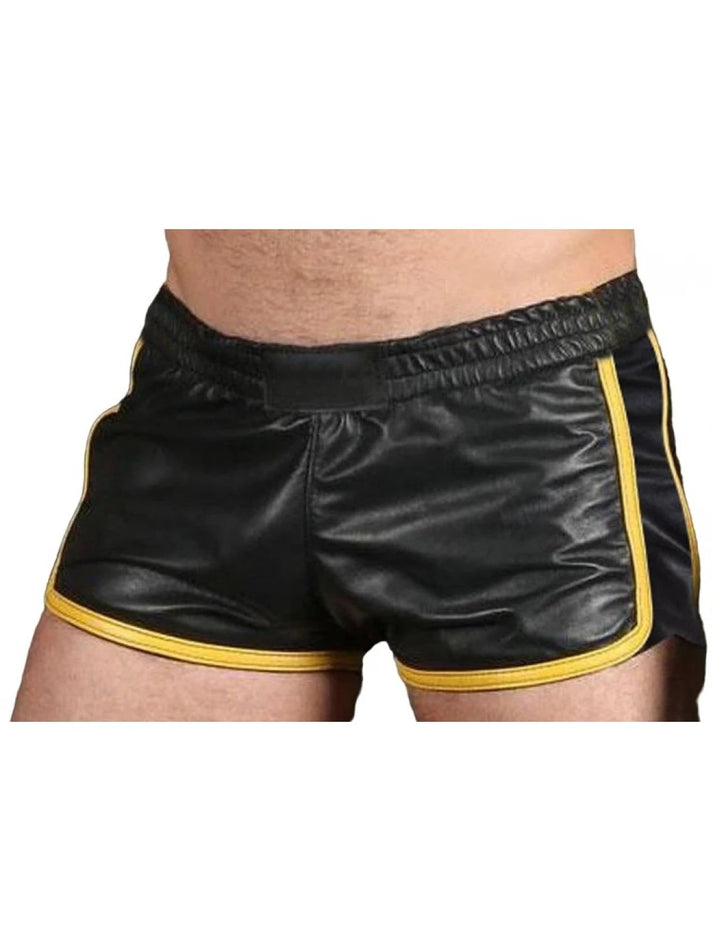Yellow Stripe Gym Shorts