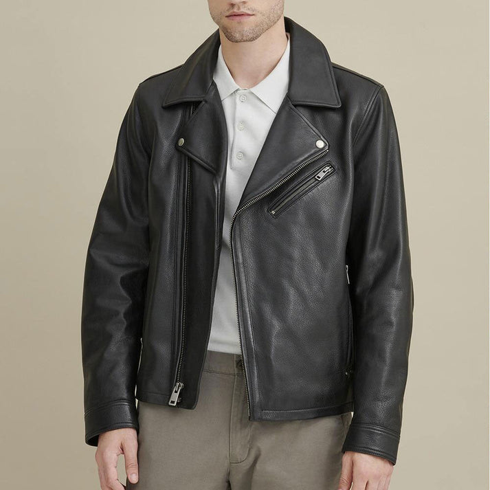 Real Leather Motorbike Jacket