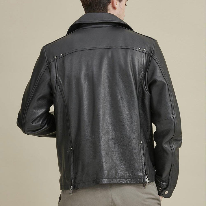 Real Leather Motorbike Jacket