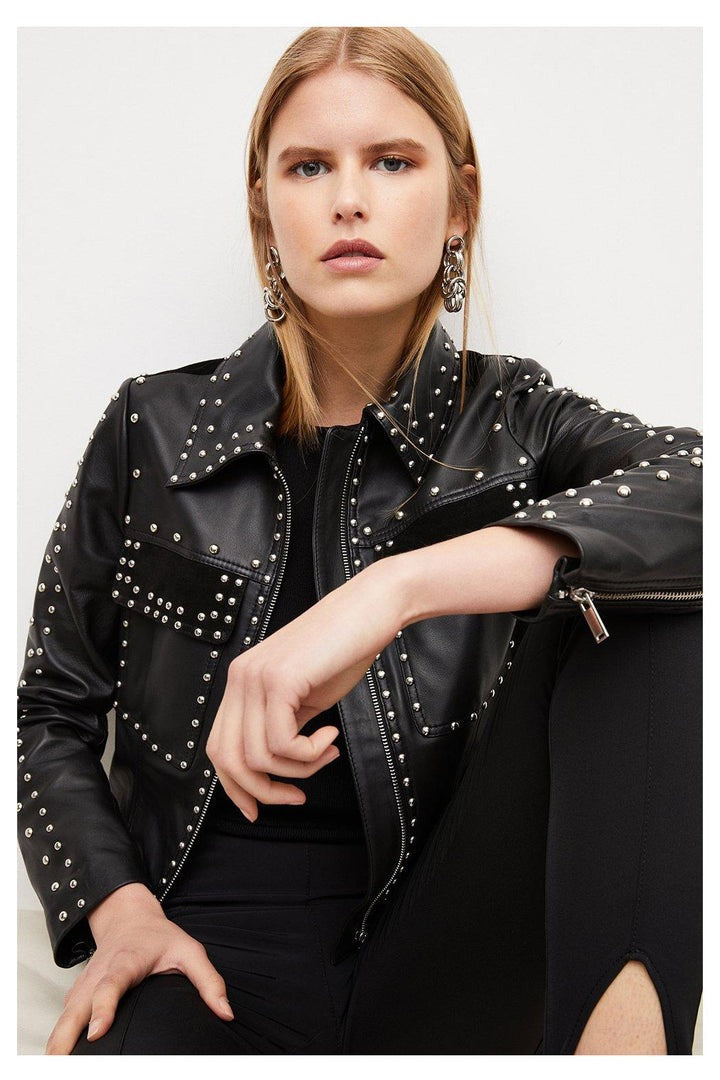 Women’s Edgy Leather Jacket
