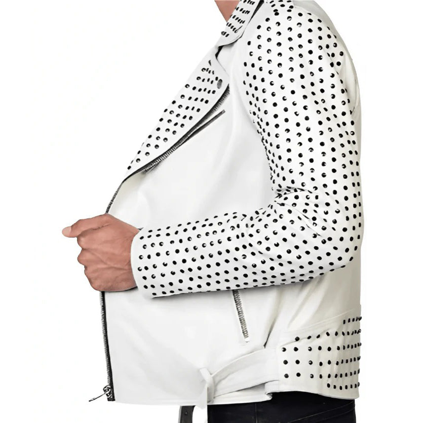 Men’s Punk White Jacket