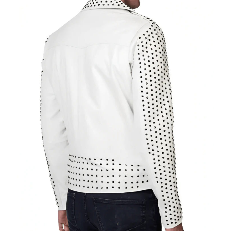 Men’s Punk White Jacket