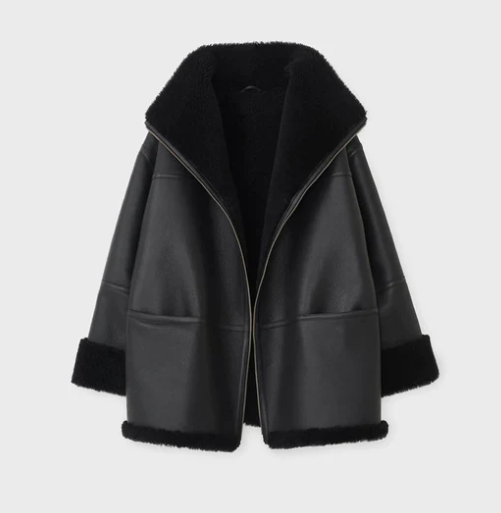 Oversized Bomber Jacket for Women