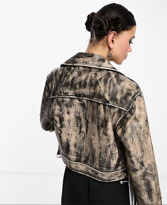 Retro Leather Jacket For Women