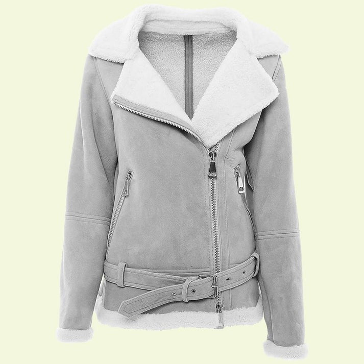 B3 Bomber Jacket with Waist Belt