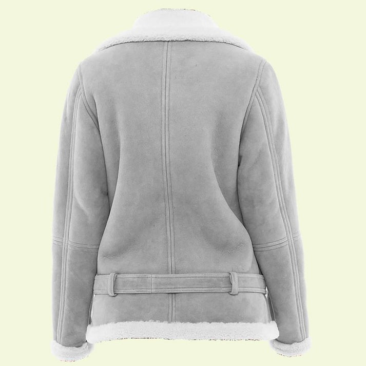 B3 Bomber Jacket with Waist Belt