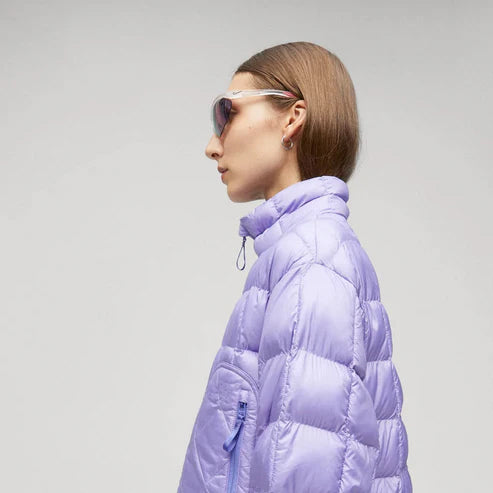 Purple winter jacket women