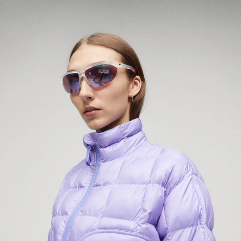 Purple winter jacket women