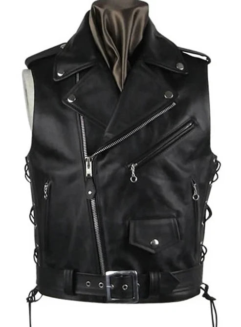 Men's Biker Leather Style