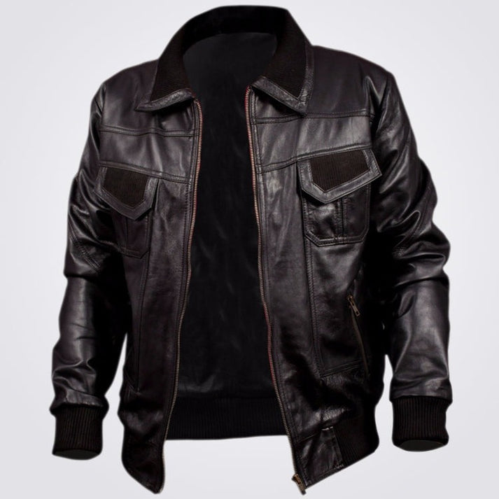 American Bomber Leather Jacket